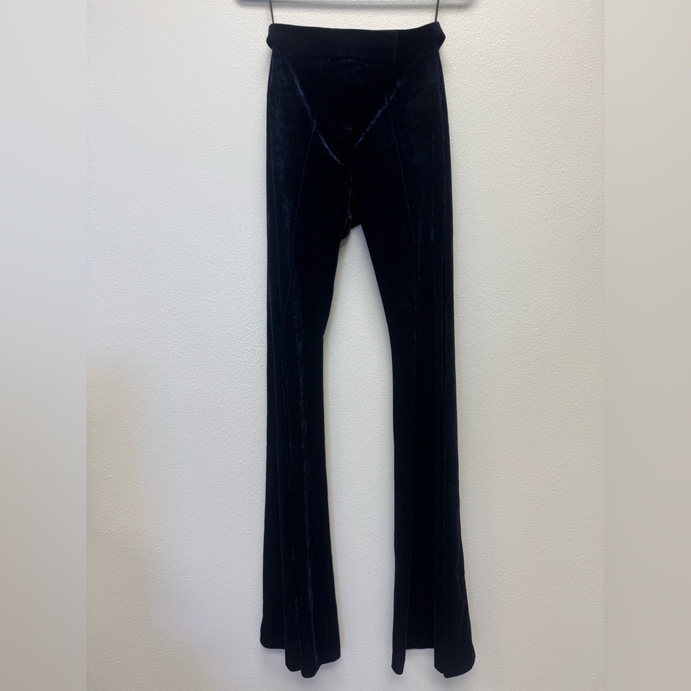 Velvet flared pants - Picture 6 of 11